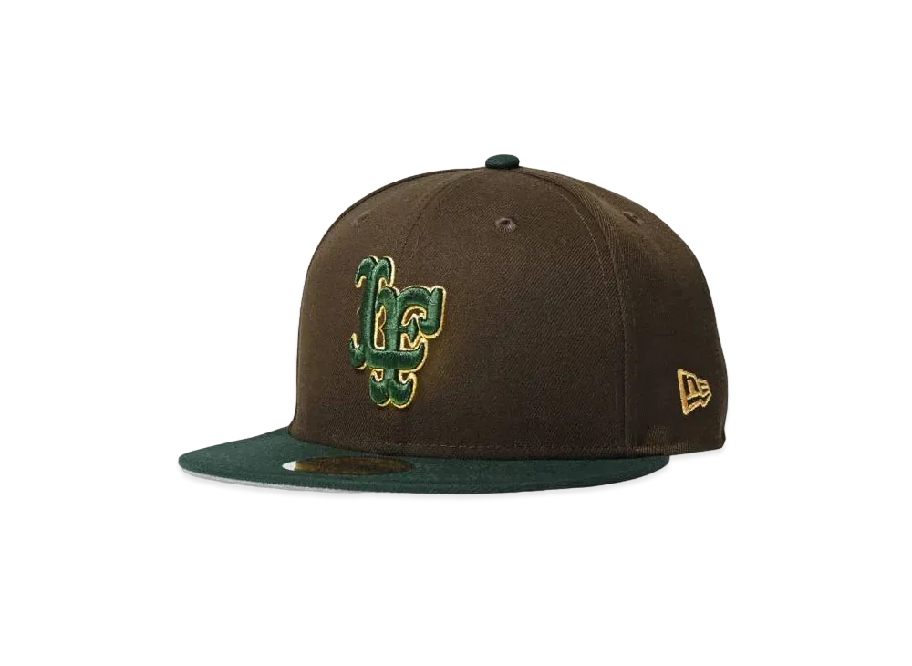 LFYT x NEW ERA LF LOGO 59FIFTY 20TH ANV. BEEF AND BROCCOLI "BROWN"