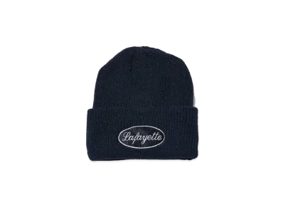 LFYT OLD OVAL LOGO BEANIE "NAVY"