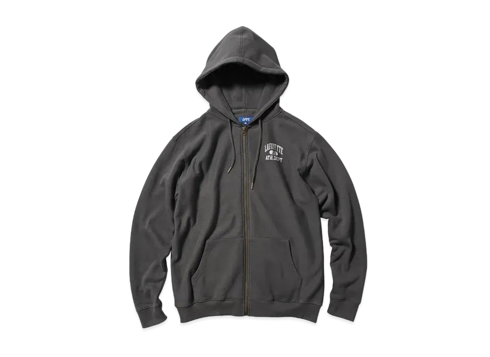 LFYT WORN OUT ATHLETICS ZIP HOODIE "BLACK"