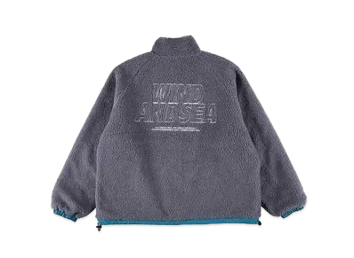 WIND AND SEA Wind Reversible Fleece Jacket "Turquoise"