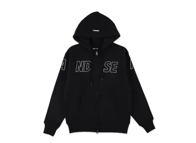 WIND AND SEA Wind Zip-Up Hoodie "Black"
