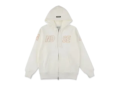WIND AND SEA Wind Zip-Up Hoodie "White"