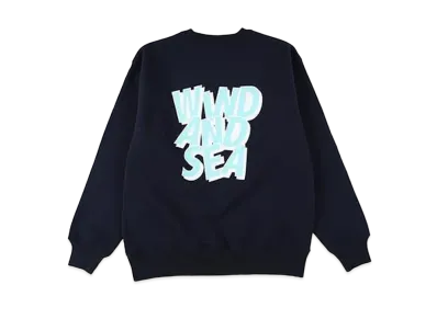 WIND AND SEA Wind Crew Neck Sweat "Navy"