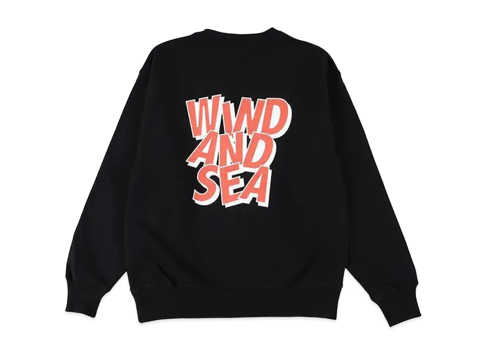 WIND AND SEA Wind Crew Neck Sweat "Black"