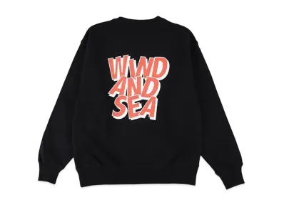 WIND AND SEA Wind Crew Neck Sweat "Black"