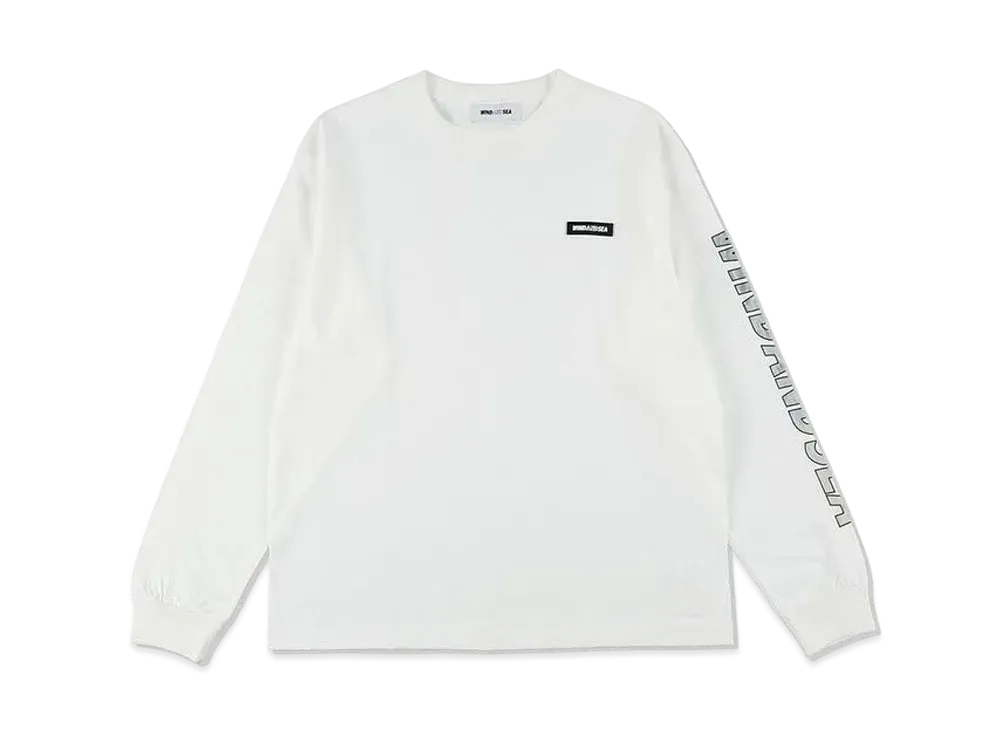 WIND AND SEA Wind L/S Tee "White"