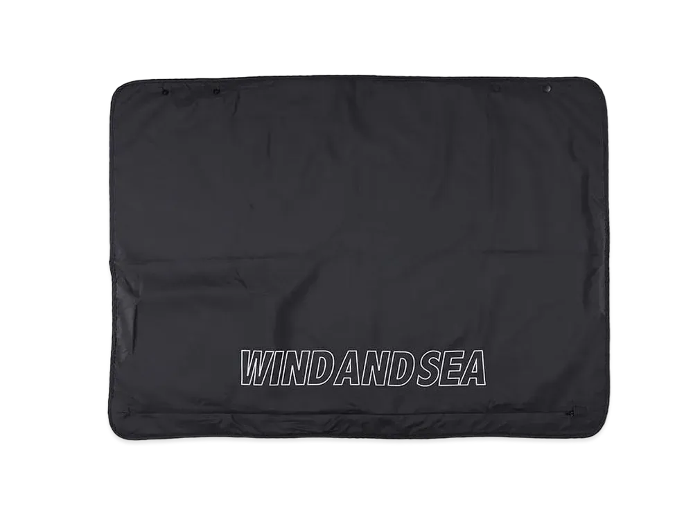 WIND AND SEA Wind Ripstop Blanket "Black"