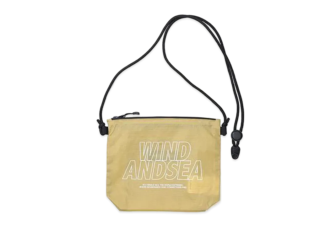 WIND AND SEA Wind Sacoche "Beige"