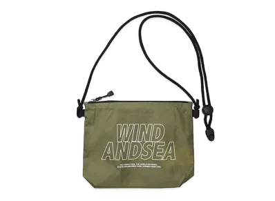 WIND AND SEA Wind Sacoche "Olive"