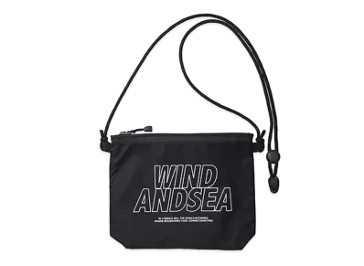 WIND AND SEA Wind Sacoche "Black"
