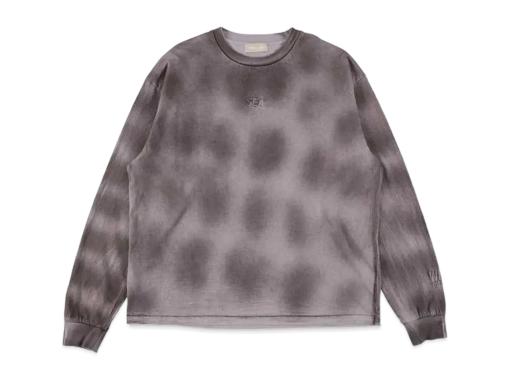 WIND AND SEA Spray L/S Tee "Charcoal"