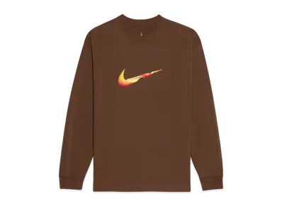 Nike x JACQUEMUS Orange Long-Sleeve T-shirt "Brown"