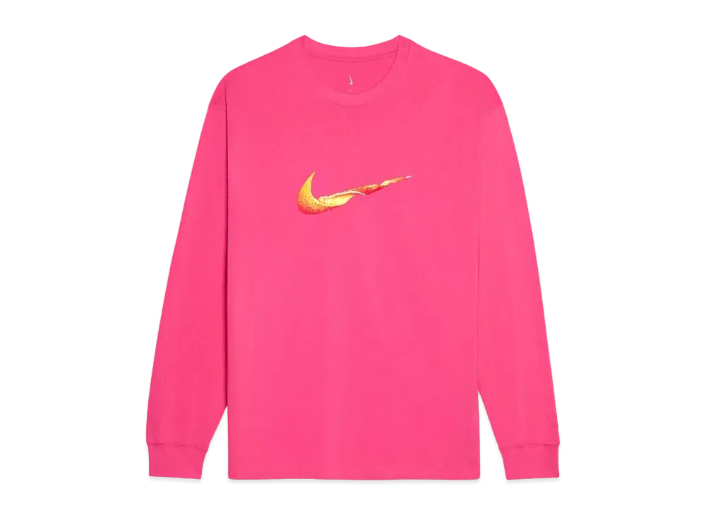 Nike x JACQUEMUS Orange Long-Sleeve T-shirt "Dark Pink"