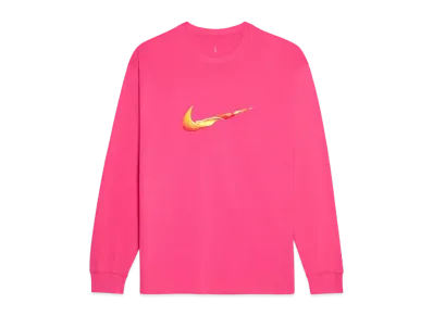 Nike x JACQUEMUS Orange Long-Sleeve T-shirt "Dark Pink"