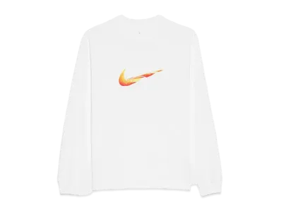 Nike x JACQUEMUS Orange Long-Sleeve T-shirt "White"