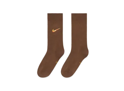 Nike x JACQUEMUS Orange Printed Socks "Brown"