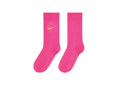 Nike x JACQUEMUS Orange Printed Socks "Dark Pink"