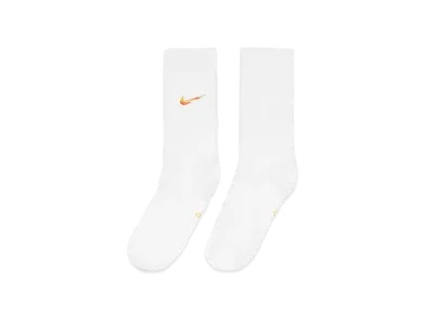 Nike x JACQUEMUS Orange Printed Socks "White"