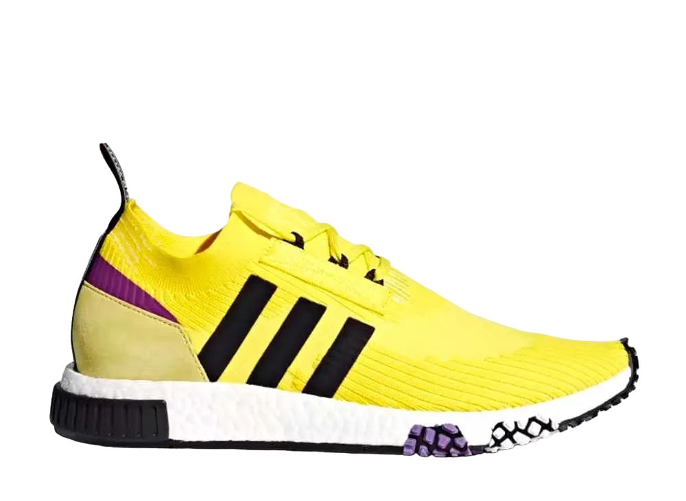 adidas NMD Racer Primeknit "Solar Yellow/Core Black/Shock Purple"