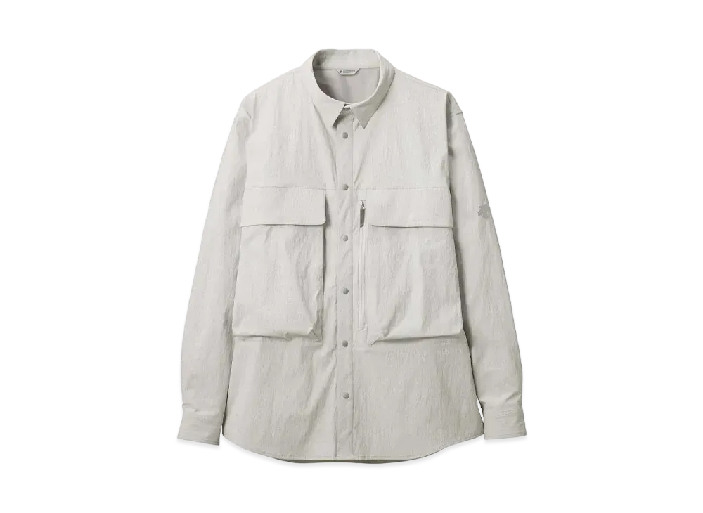 DESCENTE ALLTERRAIN 81 Over L/S Shirt "Rim Gray"