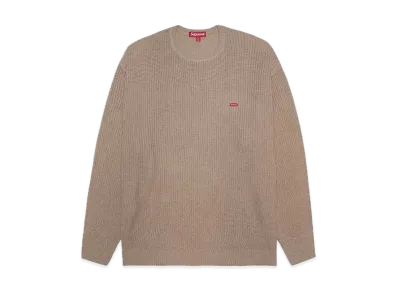 Supreme Small Box Ribbed Sweater "Tan"