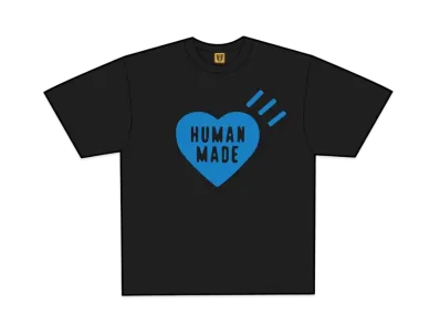 HUMAN MADE Heart T-Shirt Offline Store Limited "Black/Blue"