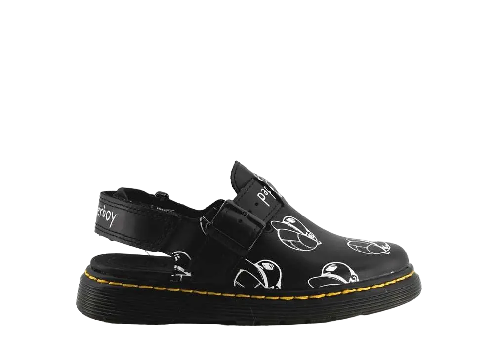 Paperboy × Dr.Martens KIDS Jorge 2 "Black Romario"