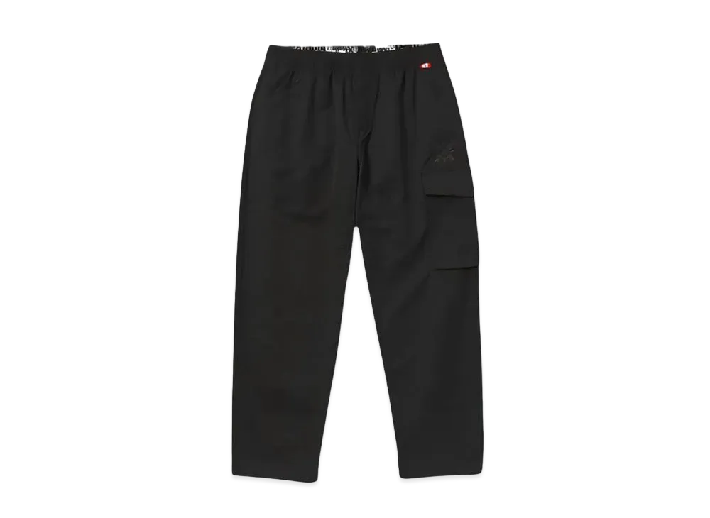VOLCOM TOKYO TRUE STREAMLINED SHELL ELASTIC WAIST PANTS "BLACK"