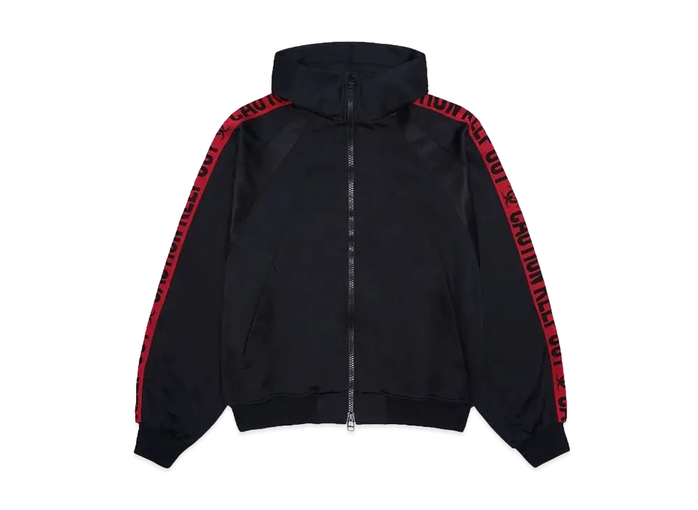 beauty:beast DOLMAN SLEEVE ”CAUTION KEEP OUT” TRACK JKT "BLACK"