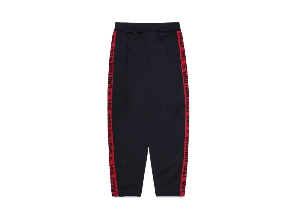 beauty:beast SAROUEL SKINNY ”CAUTION KEEP OUT” TRACK PT "BLACK"