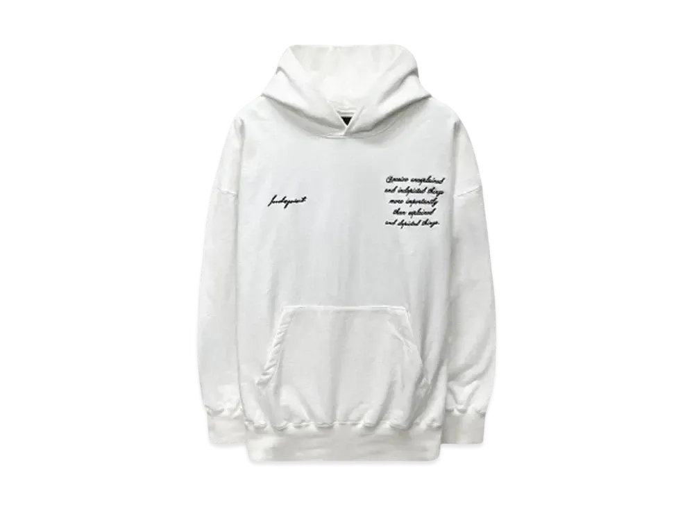 INDEPICT INDEPICT EMB P.O HOODED "WHT"