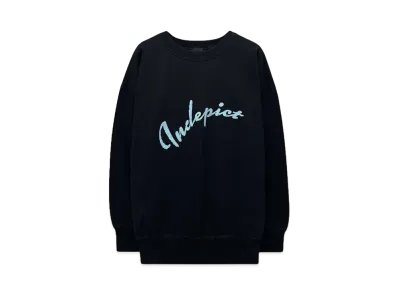 INDEPICT ARCH-LOGO CREW NECK "BLK "