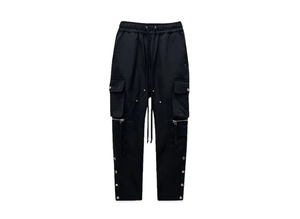 INDEPICT HIGH RISE CARGO TROUSER "BLK"