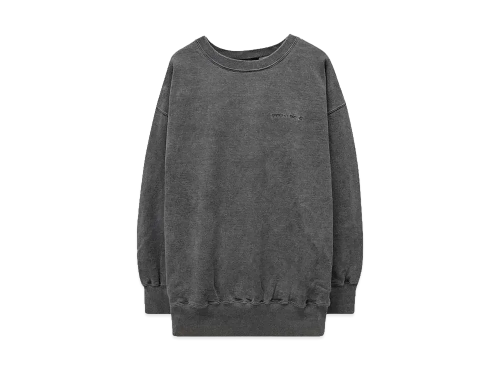 INDEPICT CREW NECK/FLOVOR "BLK"