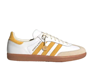 スポーティアンドリッチ × アディダス オリジナルス サンバ OG "ホワイト/ボールドゴールド"
