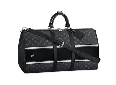 Fragment x Louis Vuitton Keepall Bandouliere 55 Monogram Eclipse "Noir"