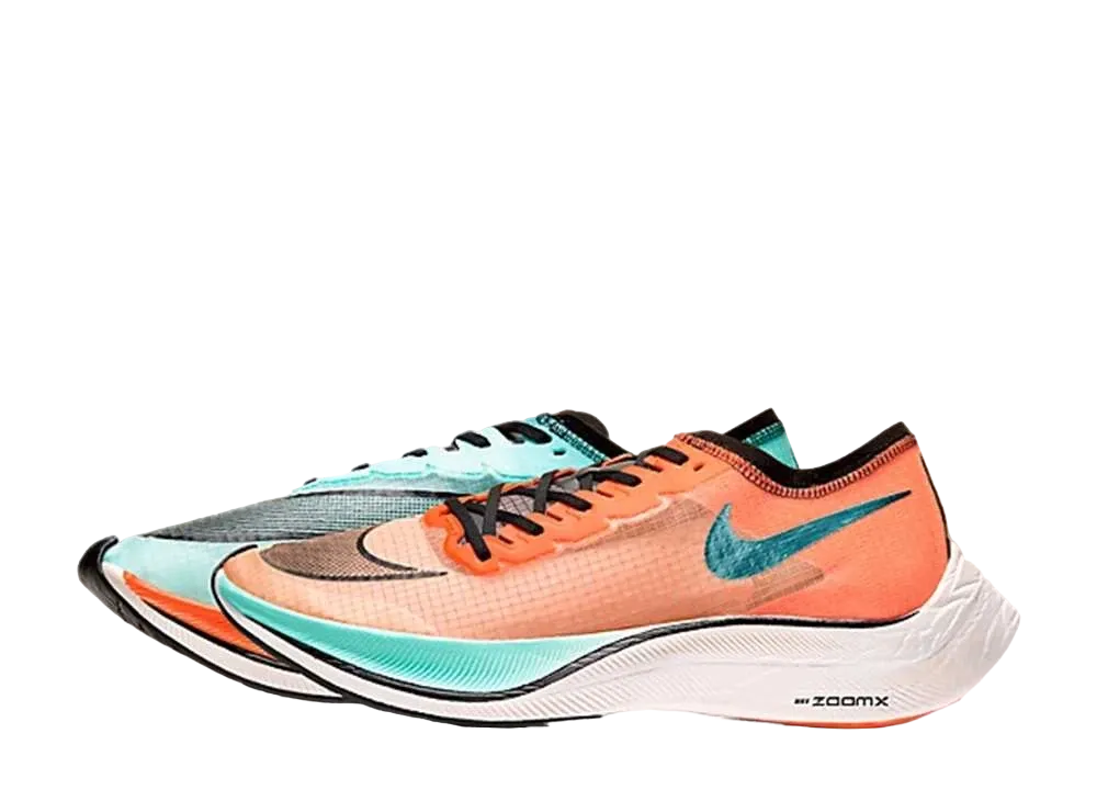 Nike ZoomX Vaporfly Next% HKNE "Aurora Green/Hyper Crimson"