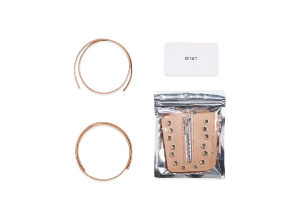 siiran Sneaker Custom Zipper Unit Natural czaf02n "NATURAL/NATURAL"