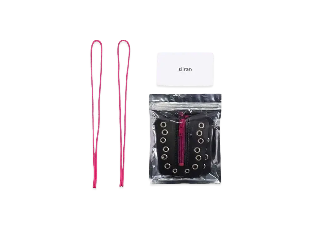 siiran Sneaker Custom Zipper Unit Drop Pink czaf04dp "BLACK/PINK"