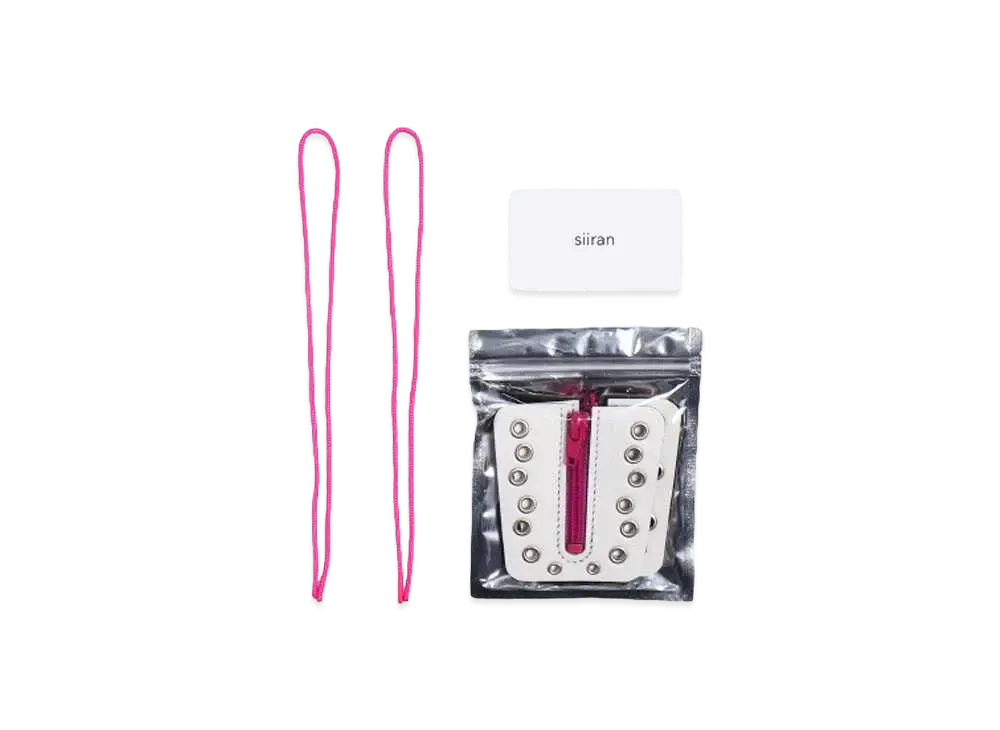 siiran Sneaker Custom Zipper Unit Ice Pink czaf04ip "WHITE/PINK"