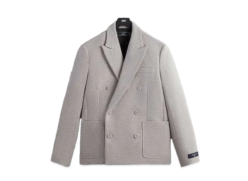 Kith Felted Jersey Julius Blazer "Heather Grey"