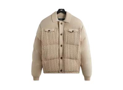 Kith Puffed Stiles Knit Trucker Jacket "Canvas"