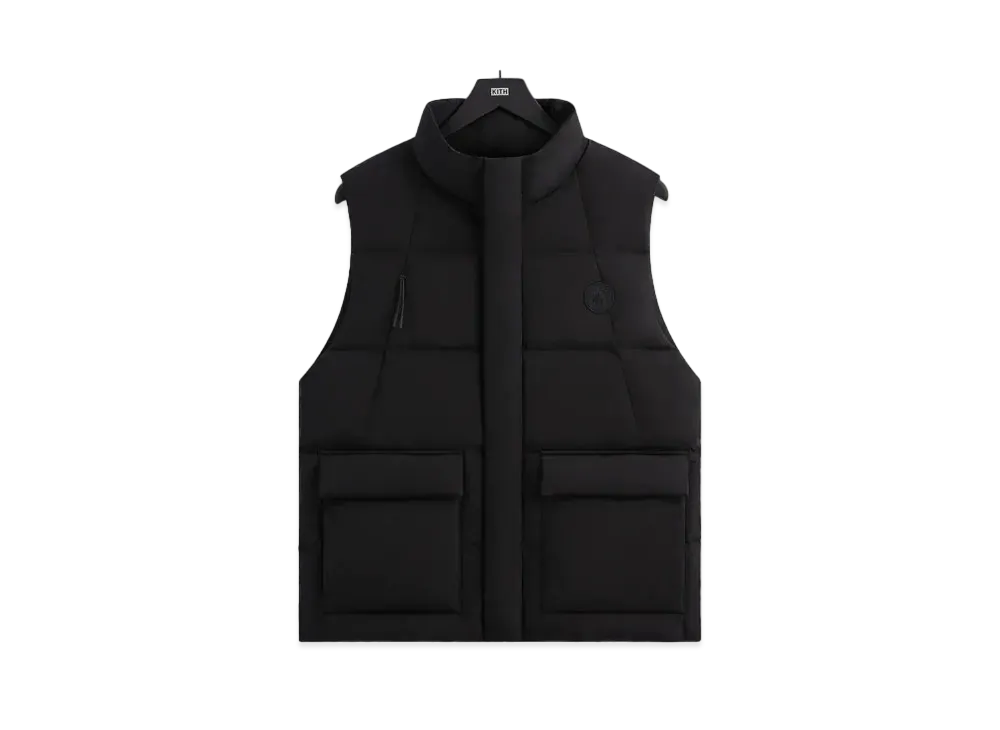 Kith Wrinkle Nylon Midi Vest "Black"