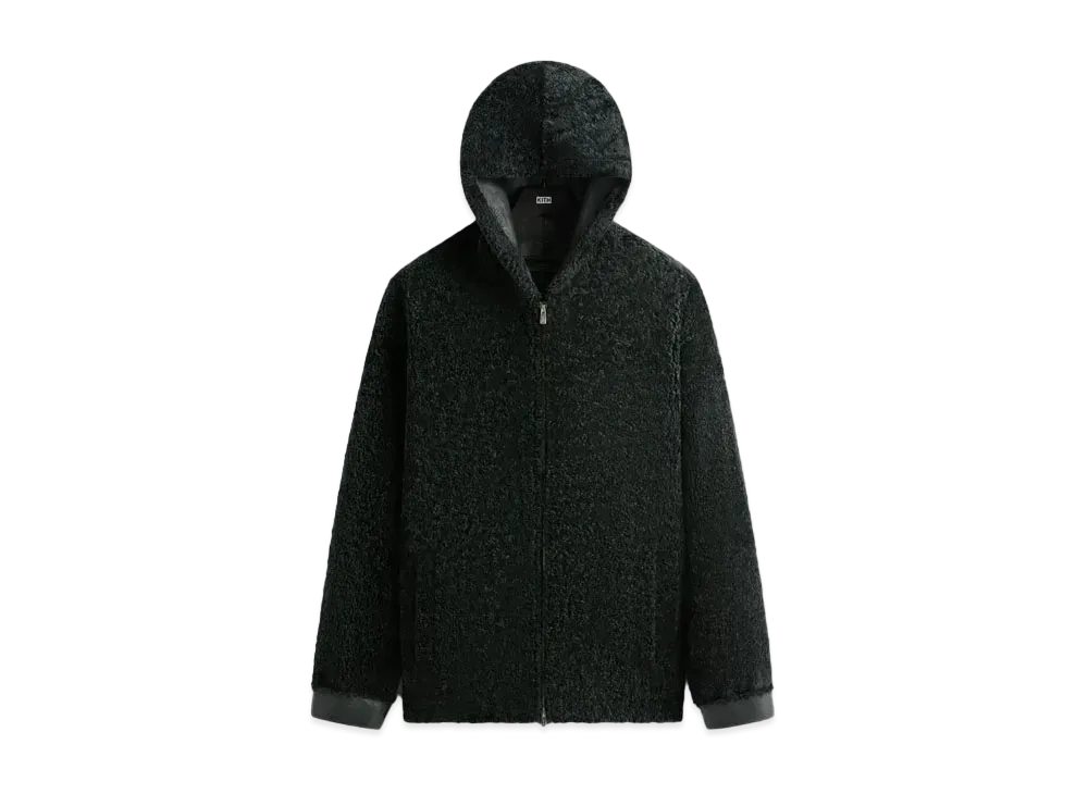 Kith Ryer Hooded Shearling Jacket "Stadium"