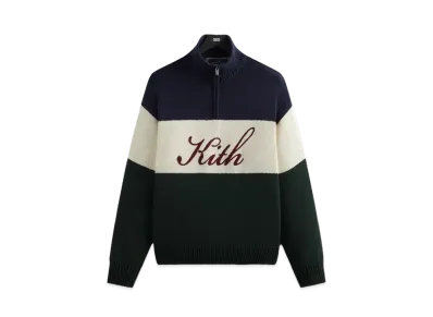Kith Wyona Quarter Zip Sweater "Nocturnal"