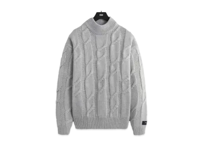 Kith Davidson Mock Neck "Light Heather Grey"