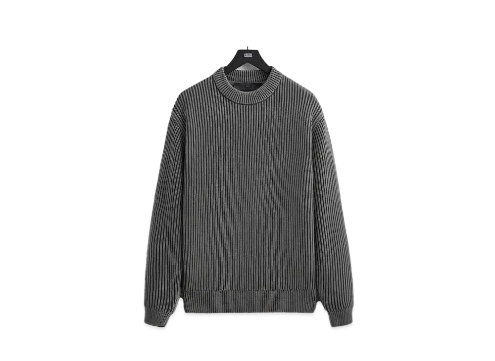 Kith 101 Garment Dyed Meyer Knit Crewneck "Machine"
