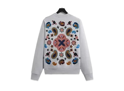 Kith Paisley Nelson Crewneck "Light Heather Grey"