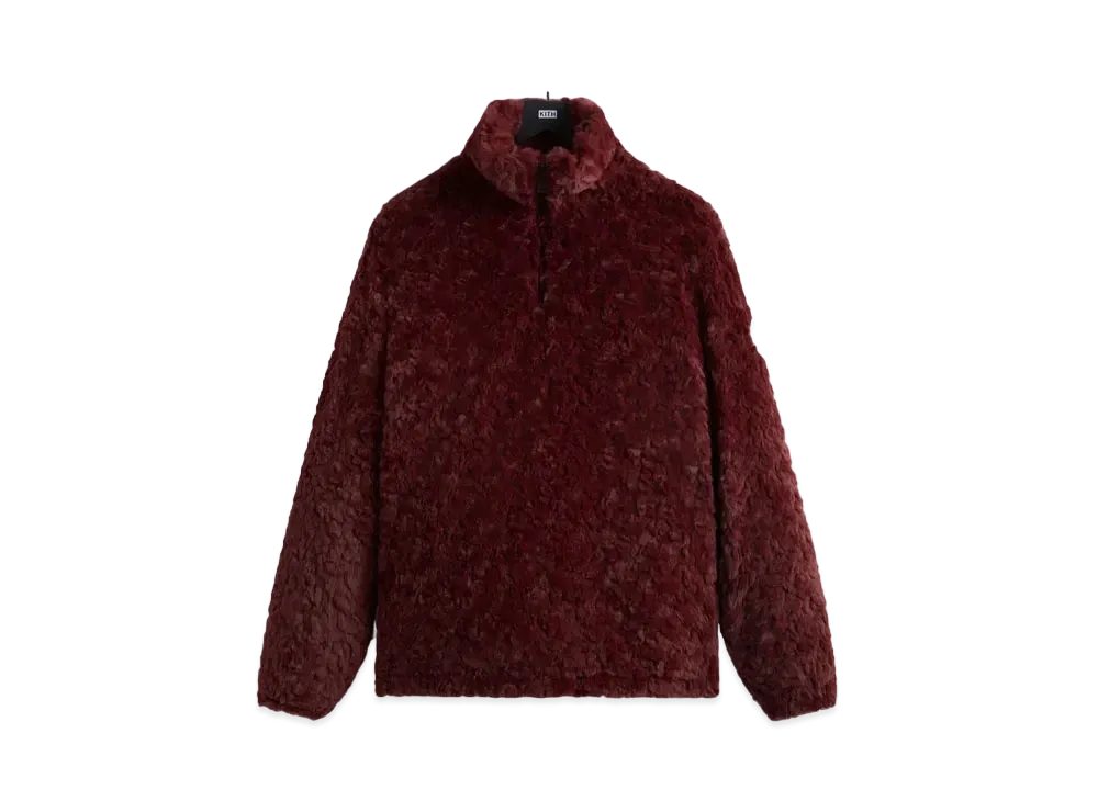 Kith Claremont Shaggy Sherpa Quarter Zip 