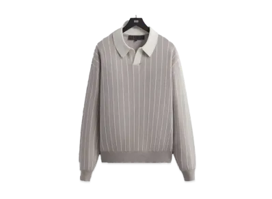 Kith 101 Nelson Collared Pullover "Light Heather Grey"